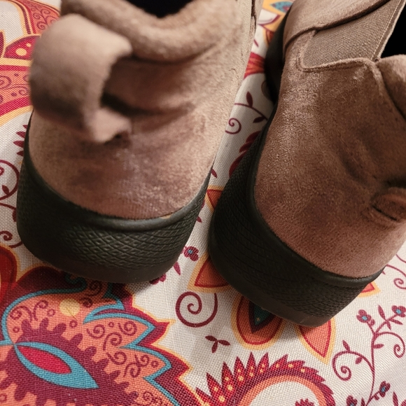 SUEDE Taupe  Booties - Picture 6 of 8